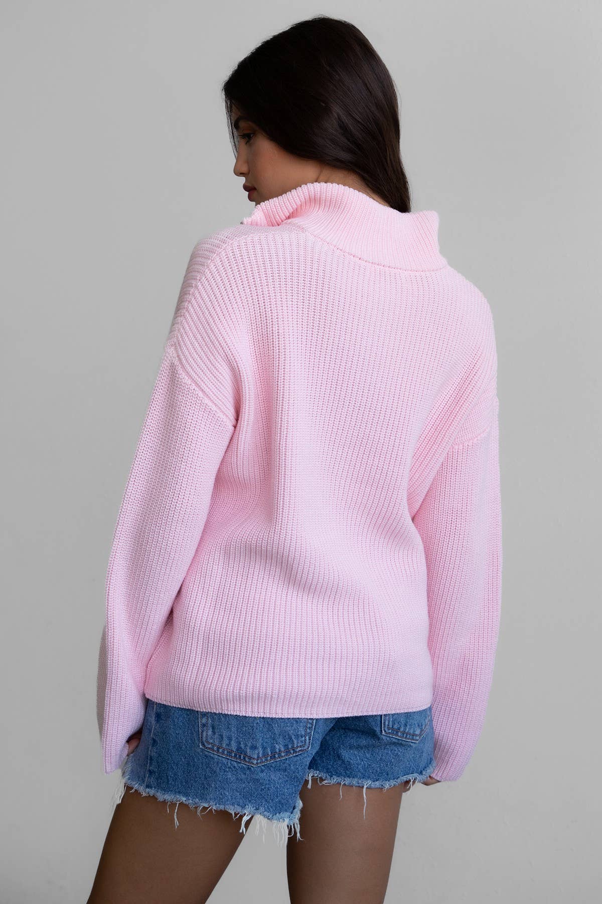 BLUSH KNIT SWEATER