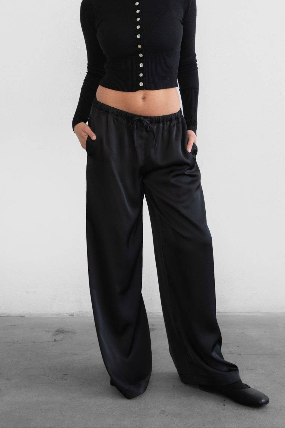 BLACK VERONA PANTS