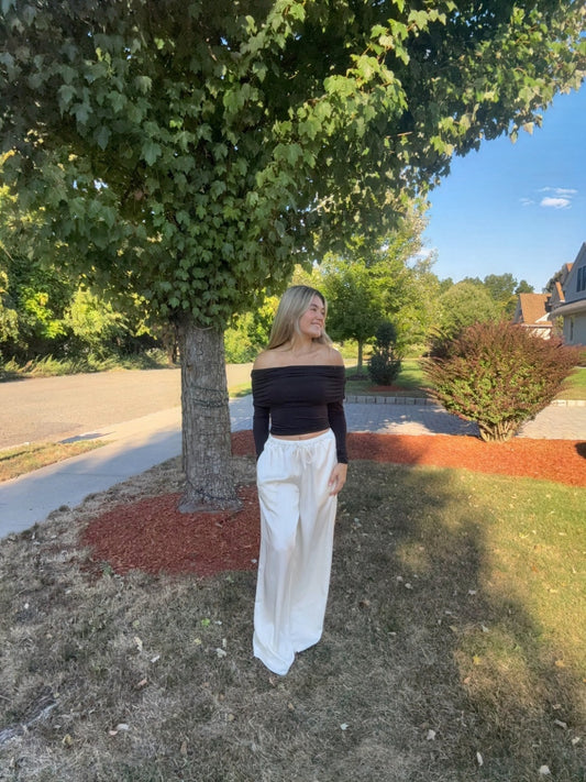 CREAM VERONA PANTS