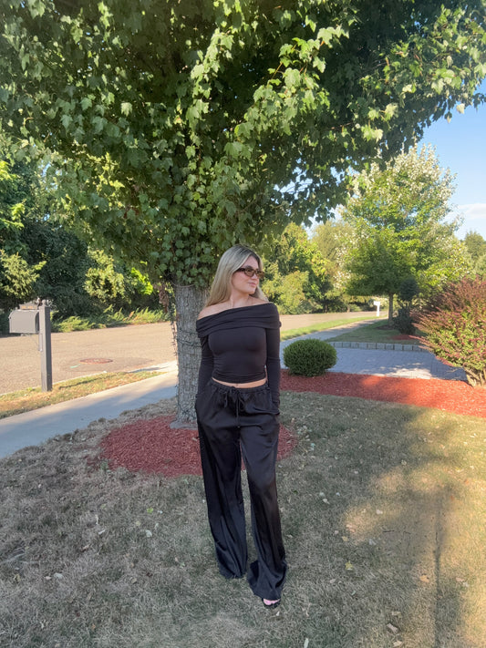 BLACK VERONA PANTS