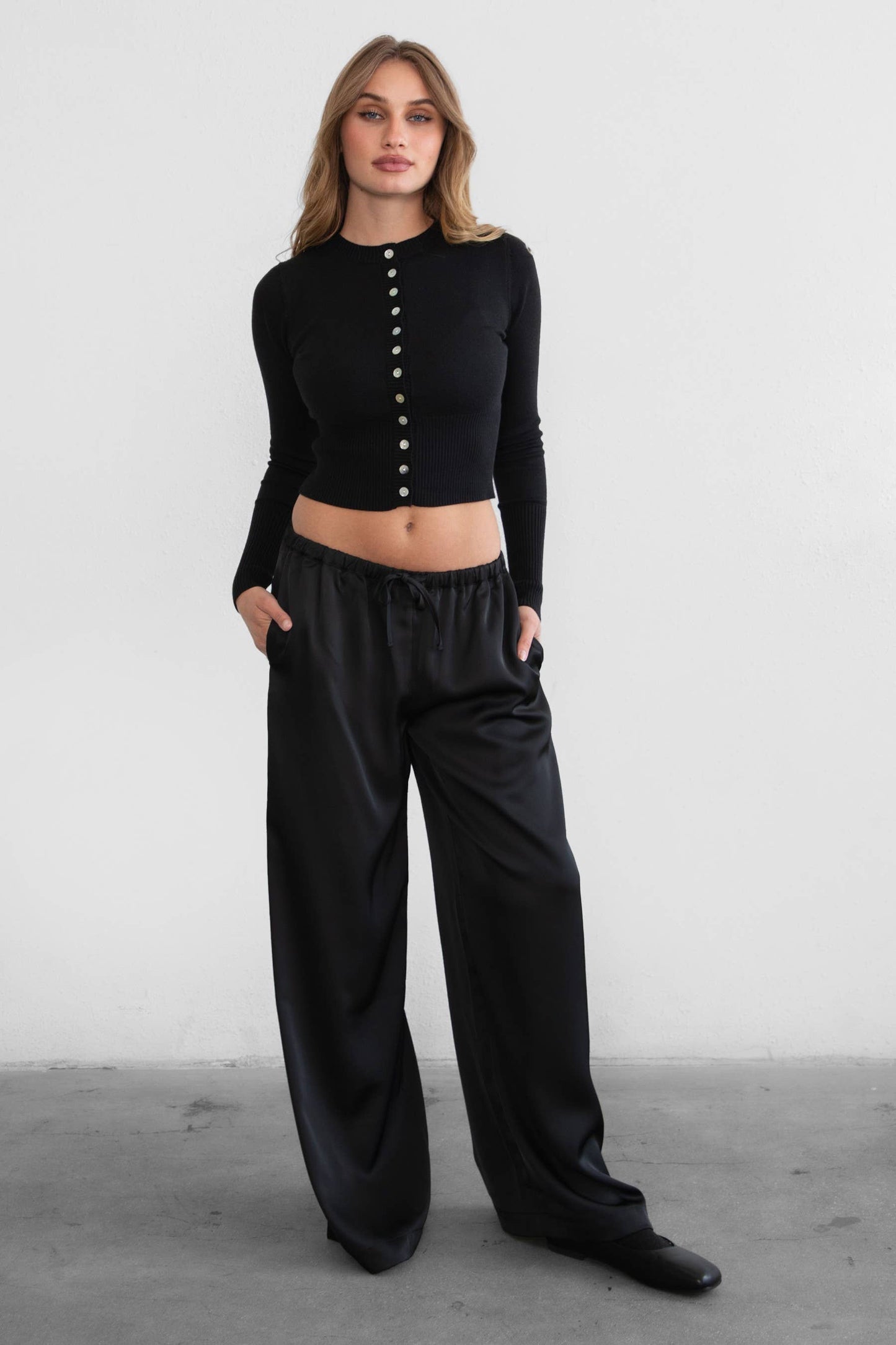 BLACK VERONA PANTS
