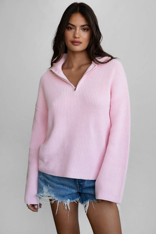 BLUSH KNIT SWEATER