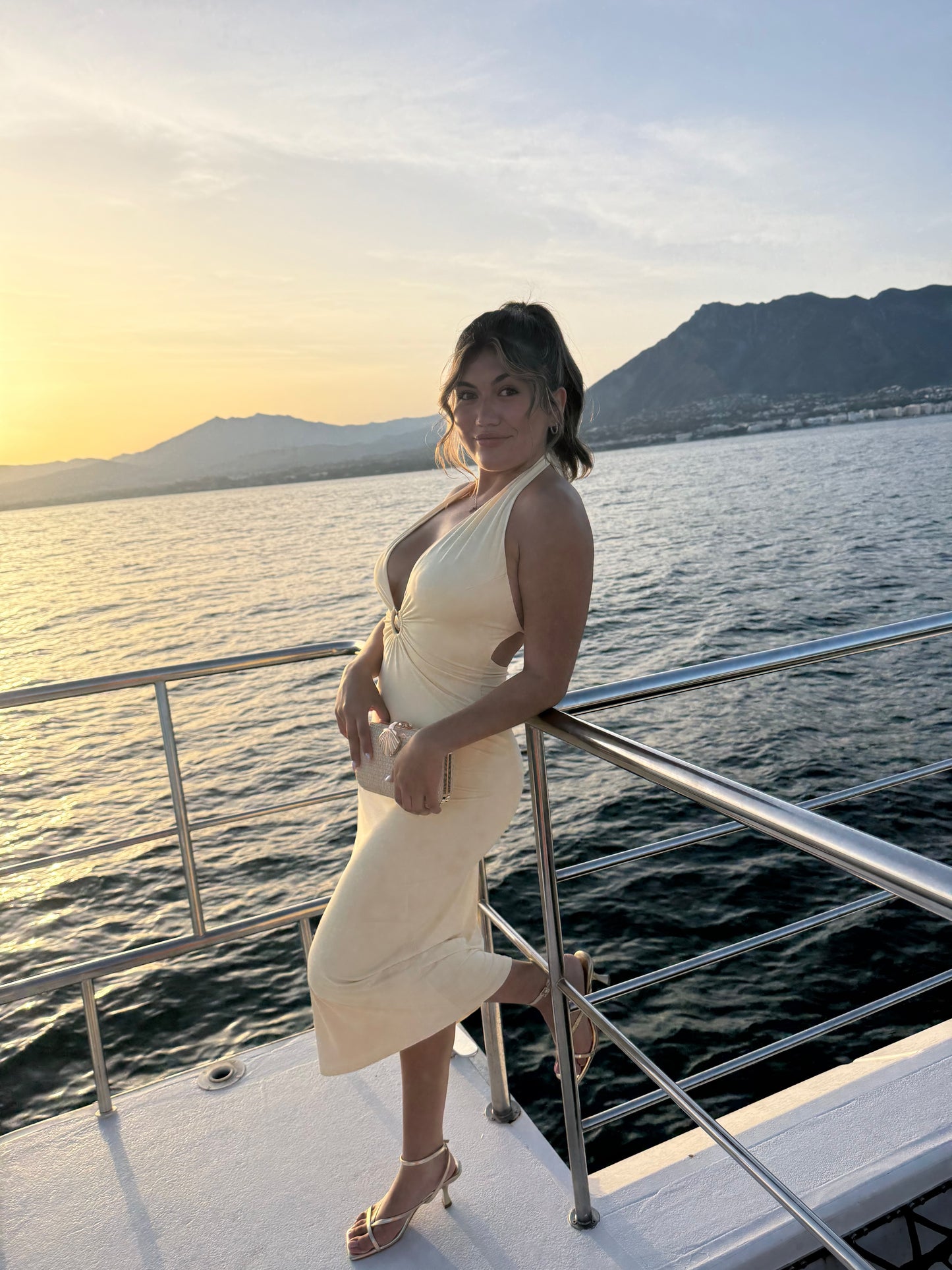 BUTTERMILK SEASHELL DRESS