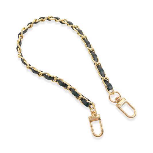 BLACK ROPE PHONE CHAIN