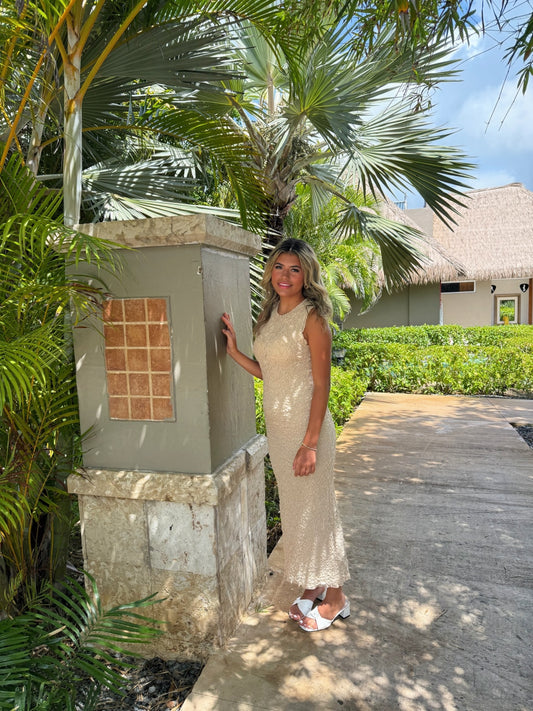 WARM SAND DRESS