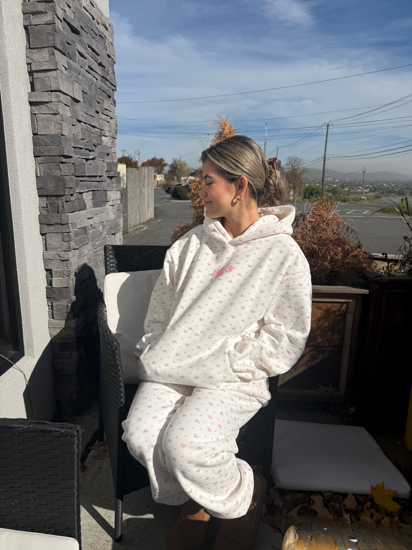 HAPPY CAMPER GARDEN CONFETTI HOODIE