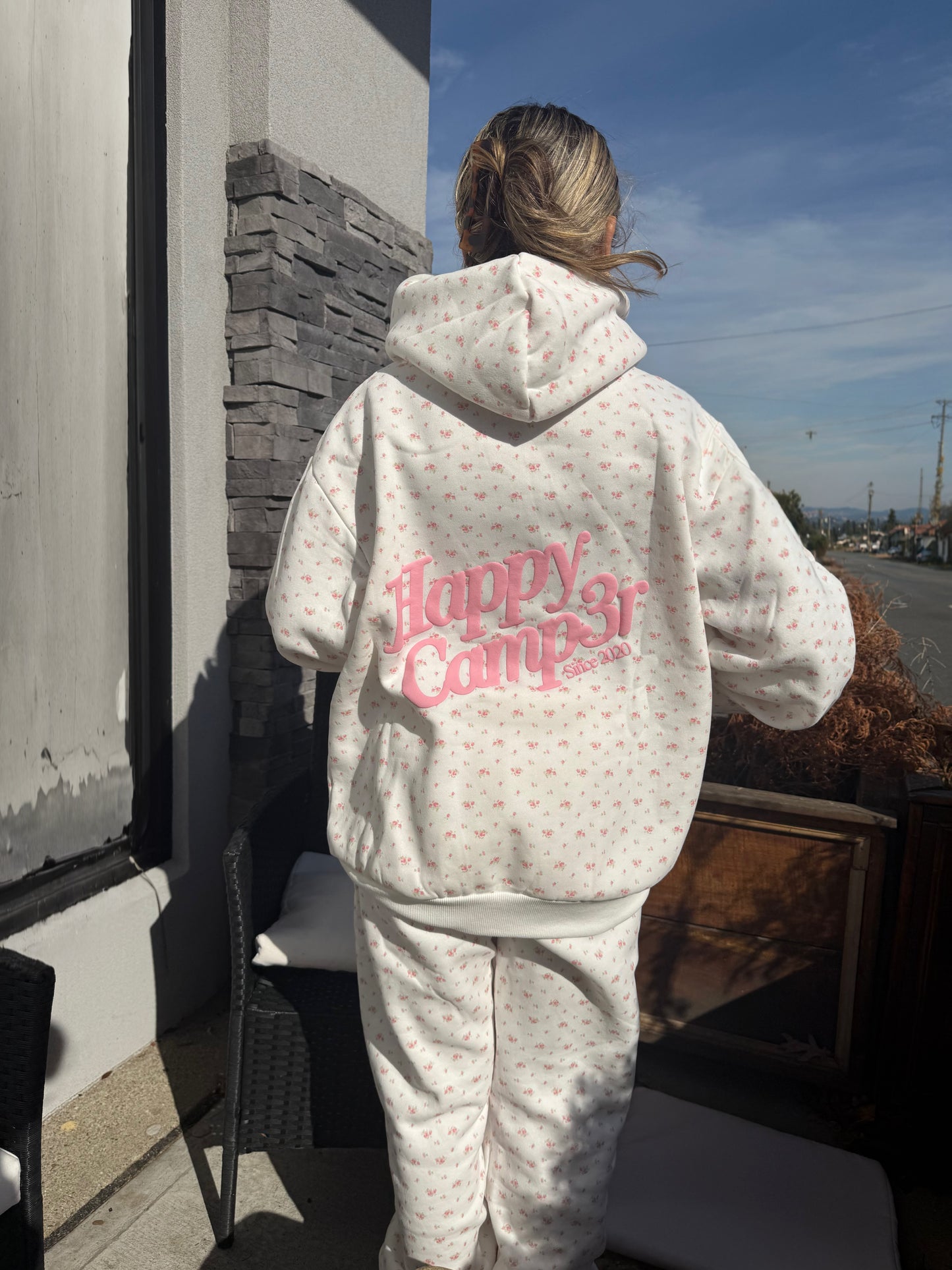 HAPPY CAMPER GARDEN CONFETTI HOODIE