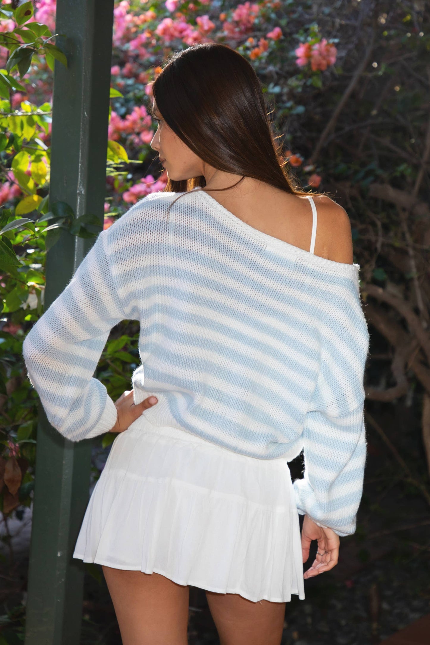 PAISEY PALE BLUE SWEATER