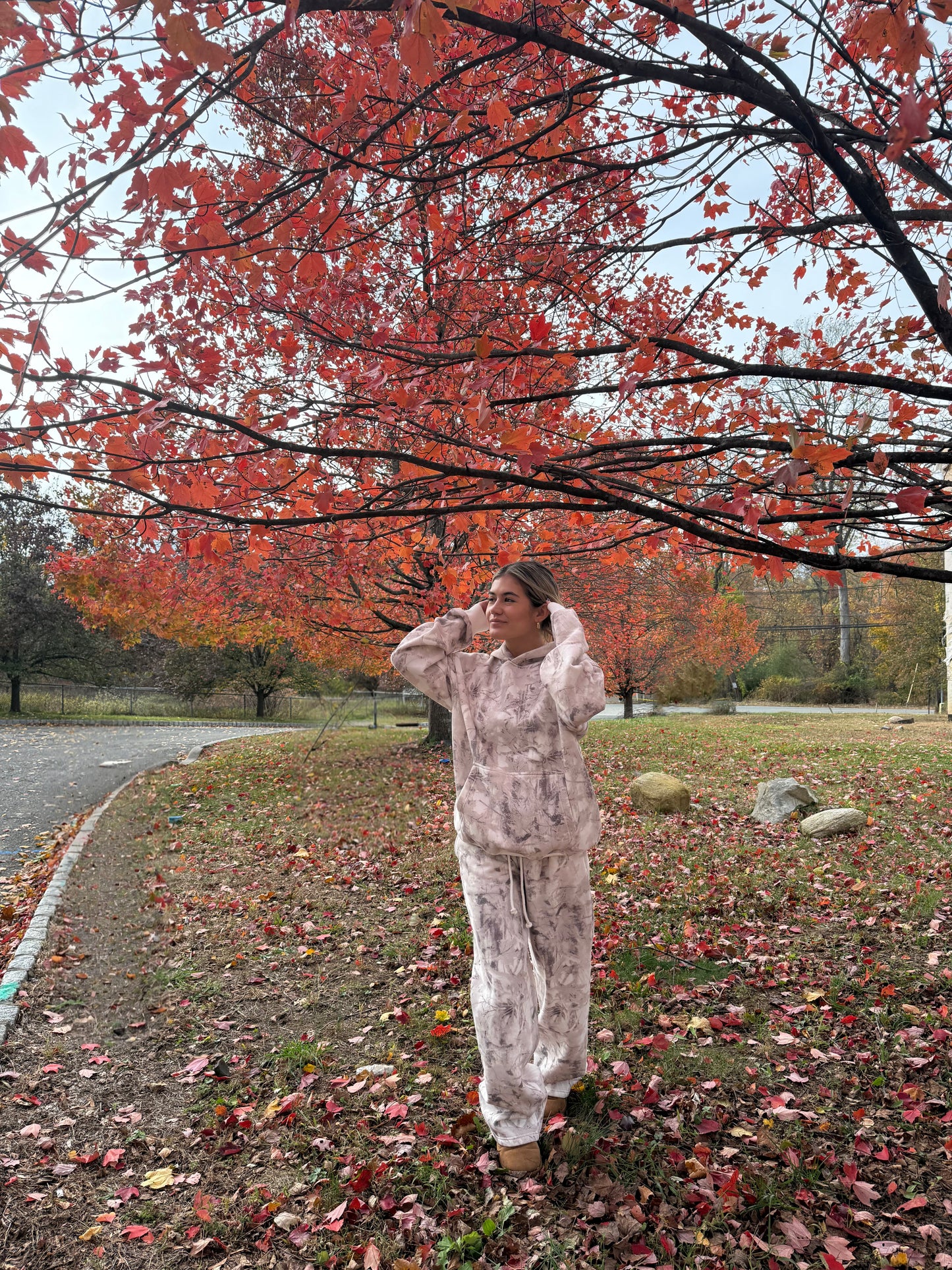 AVERY WOOD CAMO SWEATPANTS