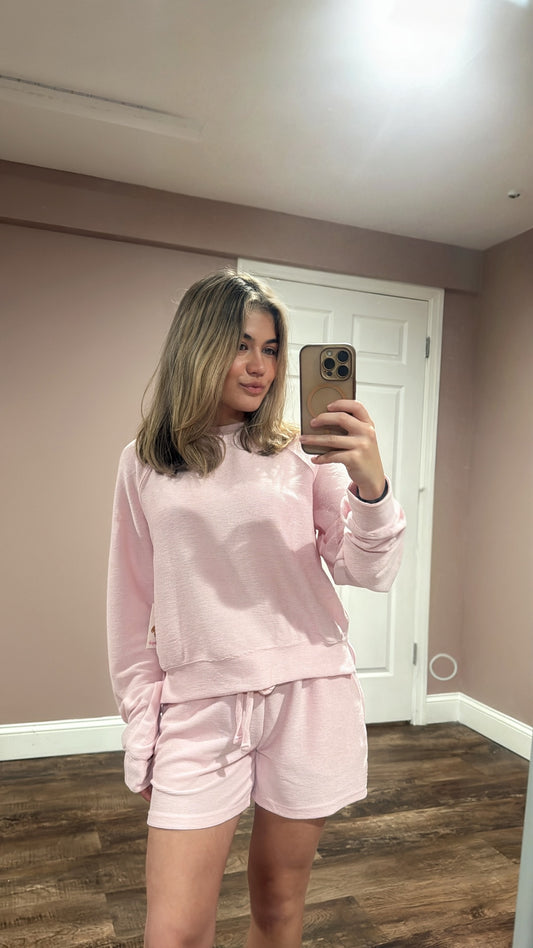 BABY PINK CLOUD LOUNGE TOP