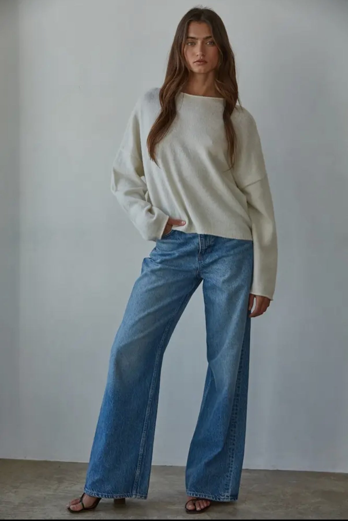 KNIT SWEATER PULLOVER