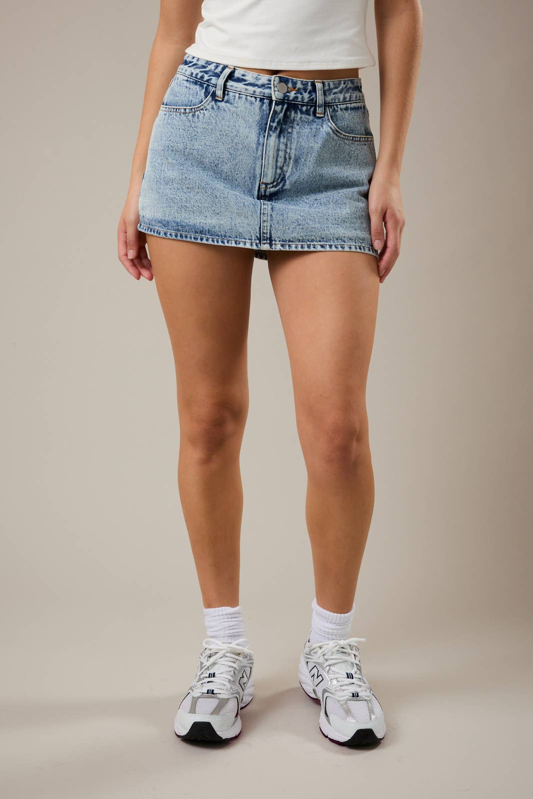 DOWNTOWN DENIM SKORT
