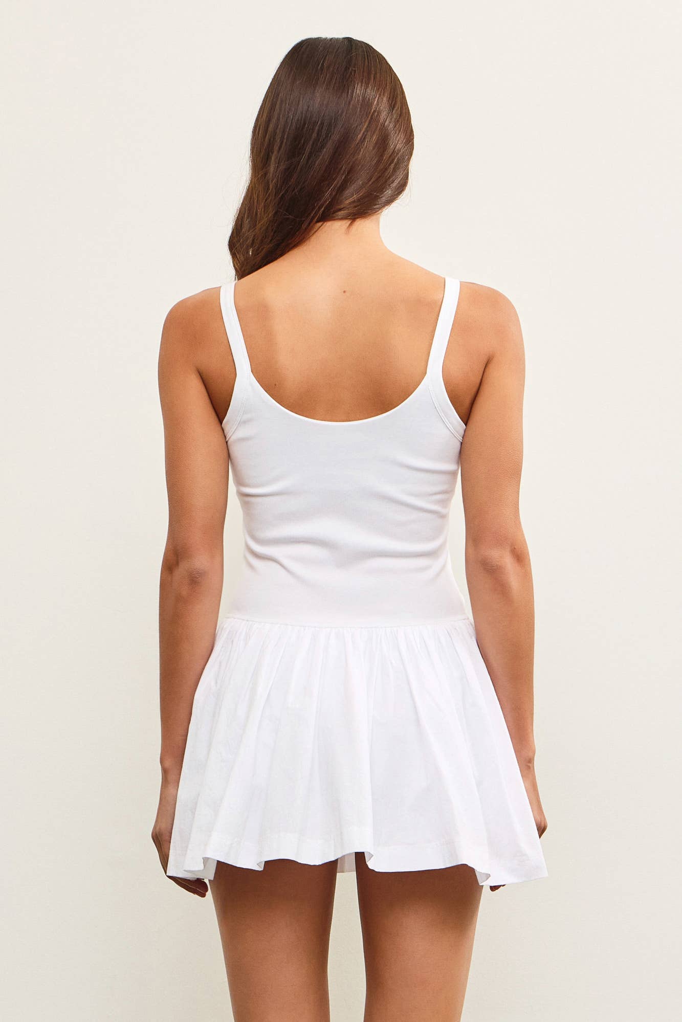 BASQUE WAIST SKORT DRESS